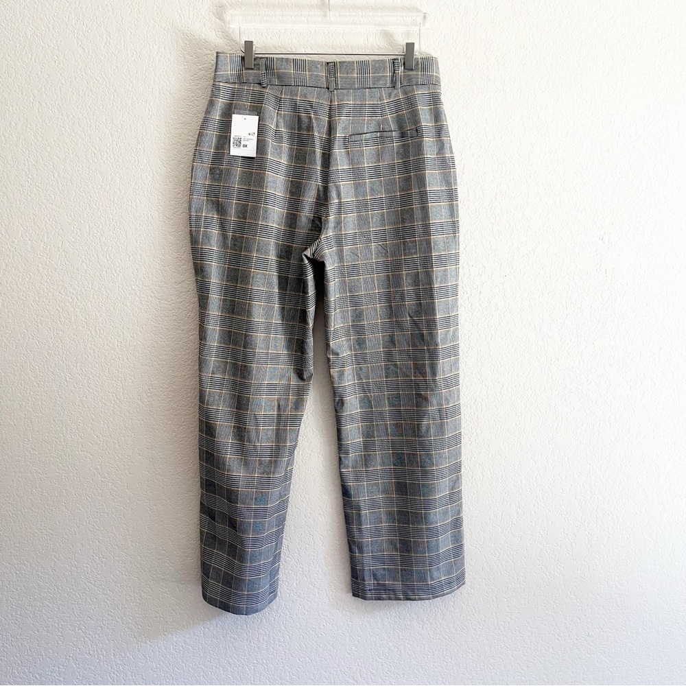 FOREVER 21 Plaid Trouser Pant New With Tags Size OX - Picture 7 of 12